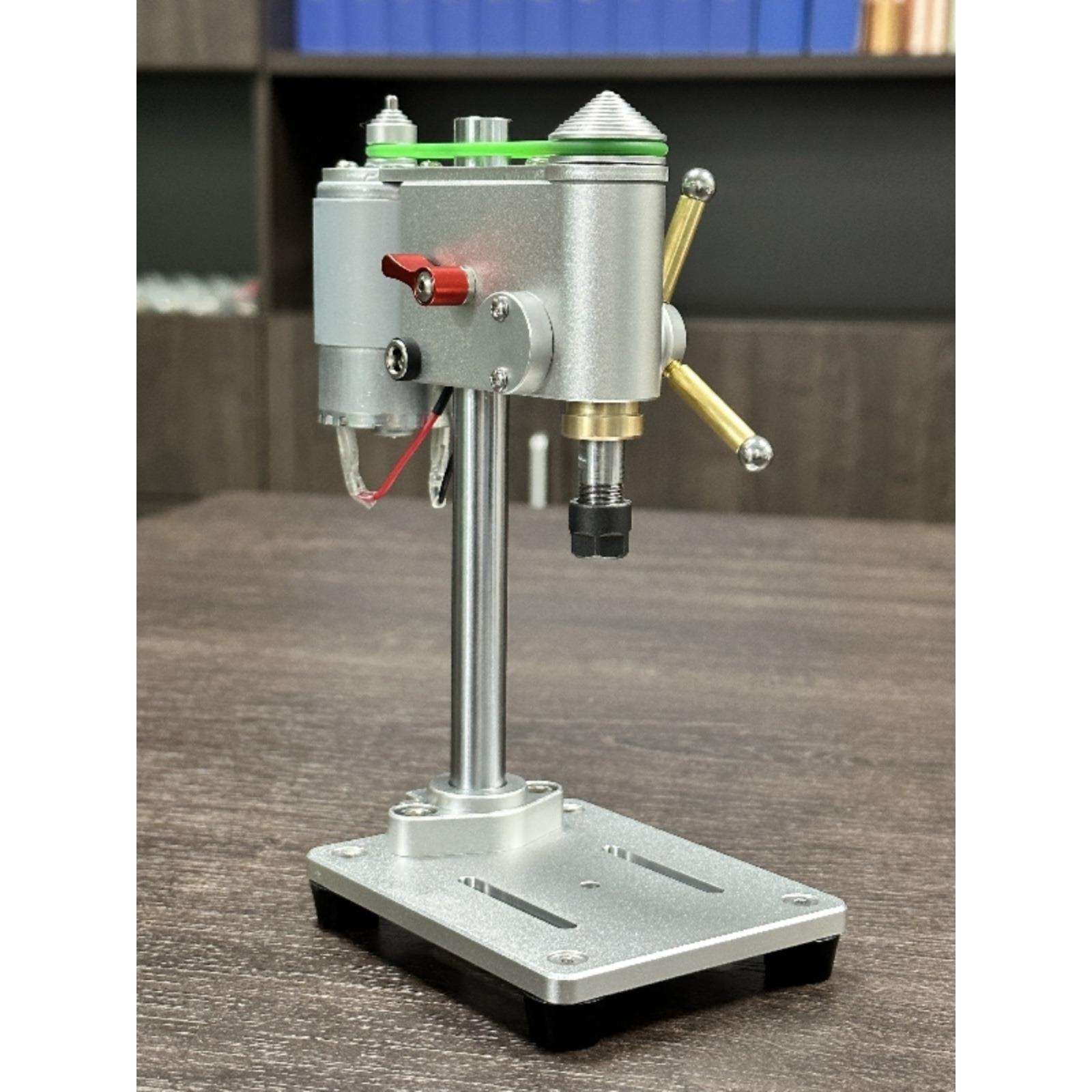 3.175定柄迷你台钻高精度微型台钻钟表台钻打孔小型摆件220v