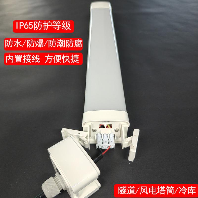 耐端子内接线led三防灯铝塑防爆车间冷库风电机组隧道灯欧盟认证