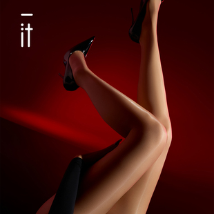 一汁「High Shine」 0D 油亮无腰边超薄640针丝滑大码一线裆丝袜