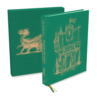 the 哈利波特 Potter 哈利波特与火焰杯彩绘版 Goblet 英文原版 豪华精装 Fire 英语书籍阅读中图数科 Harry and