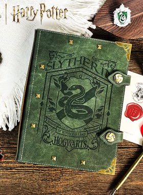 哈利波特官方正版周边学院复古手账本笔记本活页本日记本生日礼物