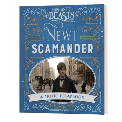 神奇动物在哪里电影剪贴簿-精装英文原版书籍Fantastic Beasts and Where to Find Them: A Collector's Movie Scrapbook