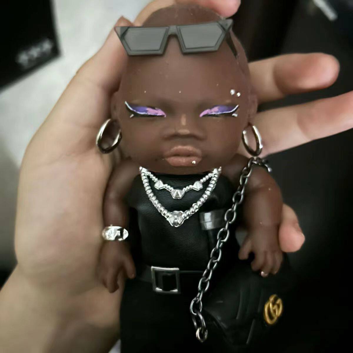 女孩化妆减压神器玩具黑娃捏捏乐小黑孩捏捏搞怪整蛊无毒无味可咬,玩具/童车/益智/积木/模型,史莱姆/起泡胶/水晶泥,淘宝优惠券,粉丝福利购,淘宝优惠卷