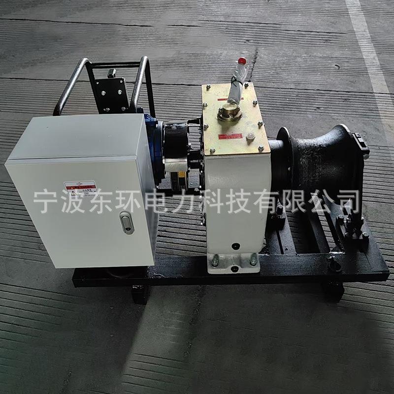 柴油吨汽油机3T5T3吨5皮带牵引放线装敷设缆电双吊卷筒机JJCS-30