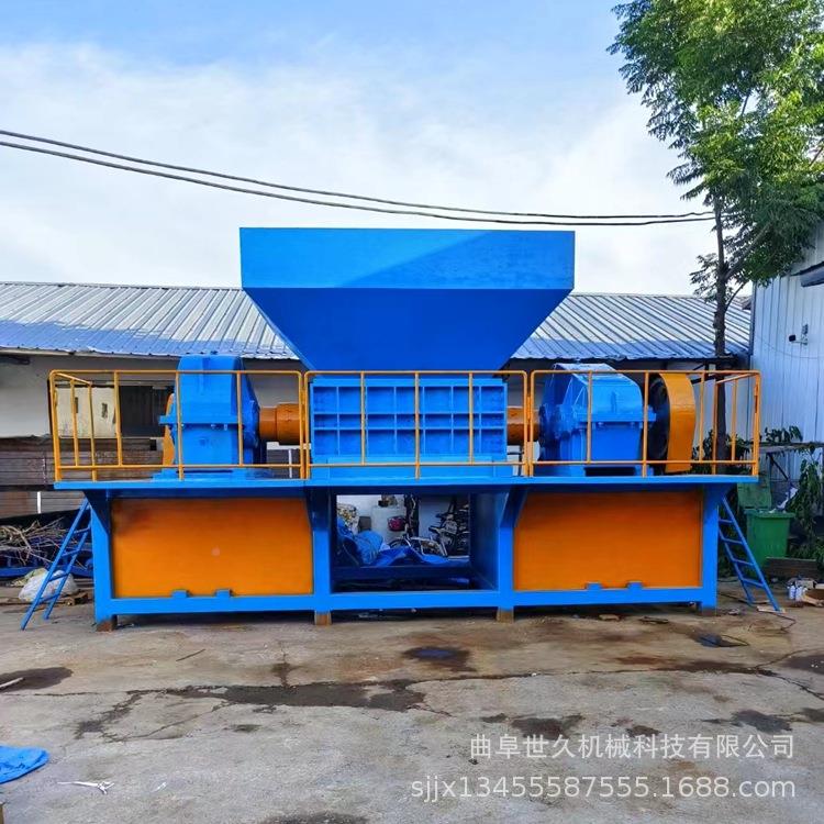 小型箱400双轴撕碎 刀GHJ刀轴塑玻料璃彩钢瓦机花盒金属垃圾破碎