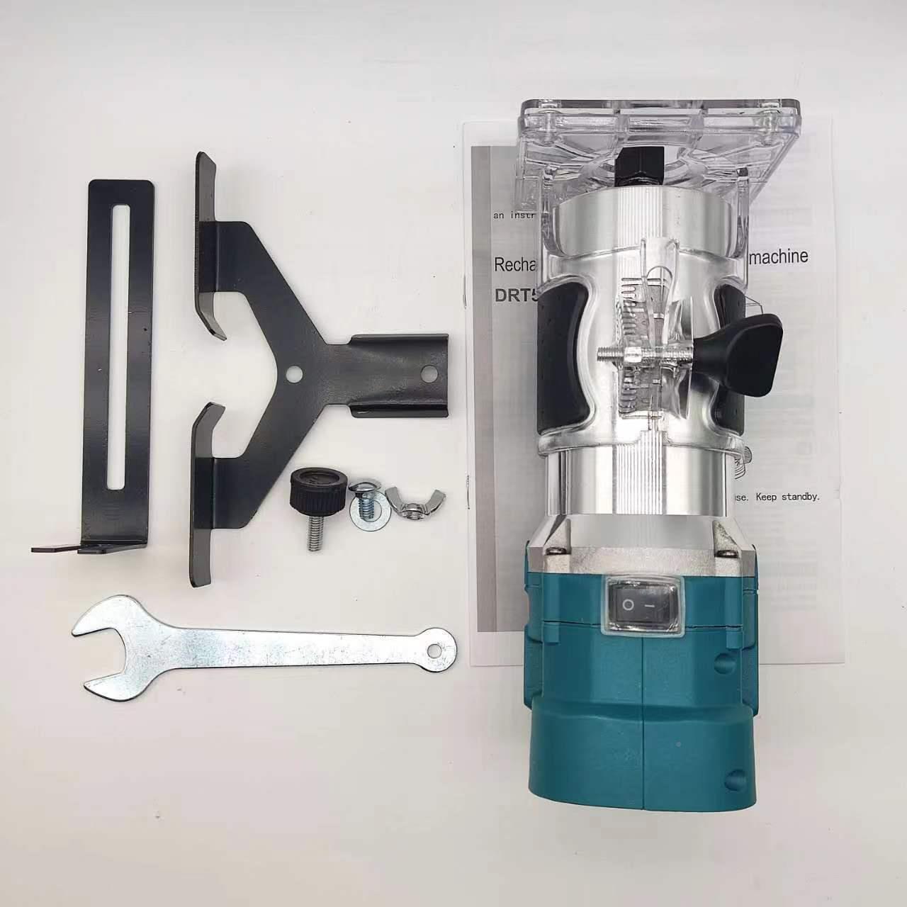 刷裸机锂电槽修边机充电式开木机工修边挖孔雕刻机板材无开孔多功