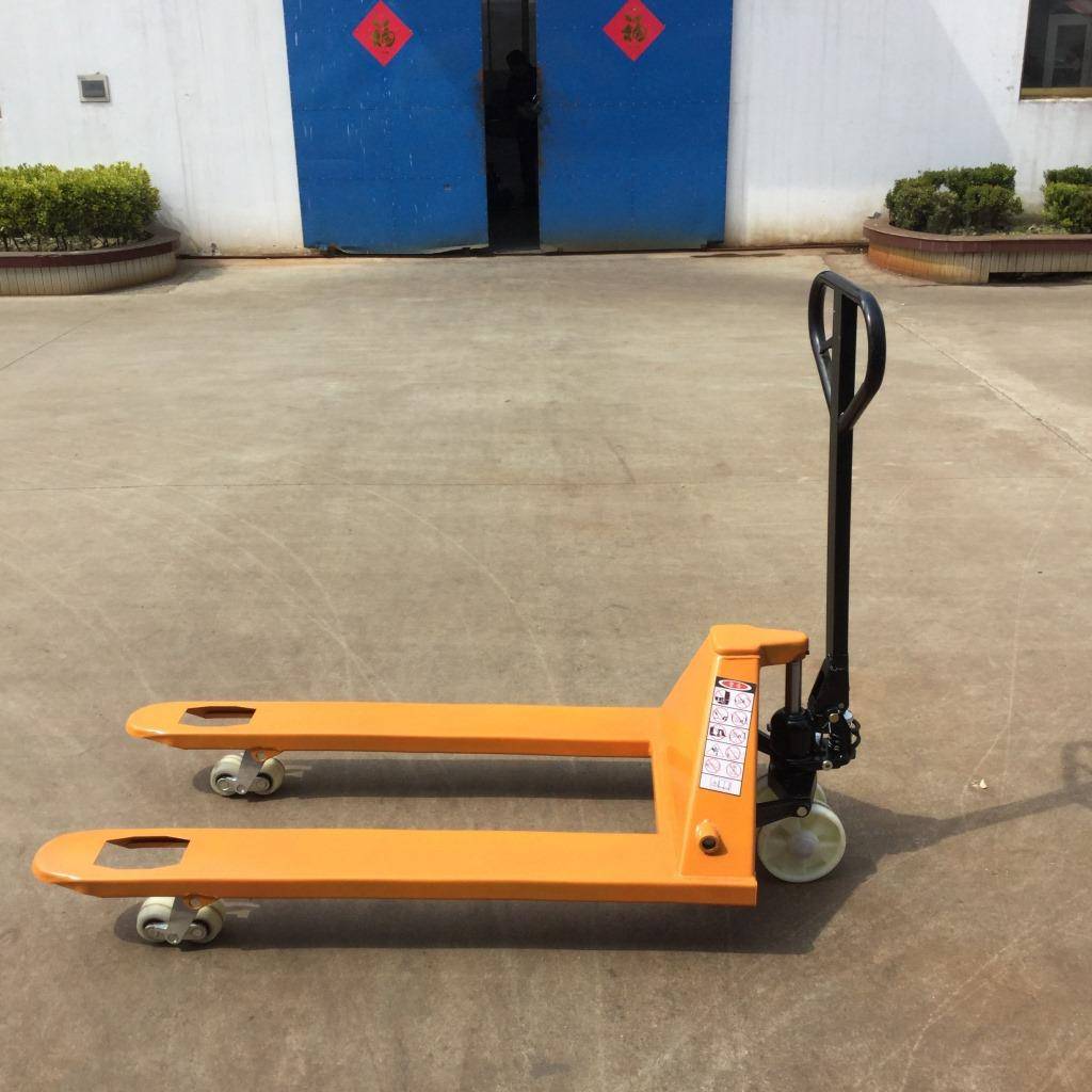 低放液型手动升M搬运车 1吨压小坦克 低放型5MNWZ液压手动降叉车