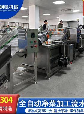 套叶菜全清洗线 猕XBH苹果香梨猴桃气泡清腌洗机 酱菜清洗去盐设