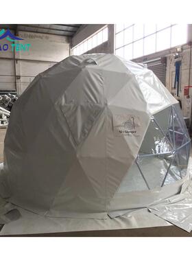 带PC圆形门户V外935活动球形篷房 直5米径露营宿住民宿酒店球形帐