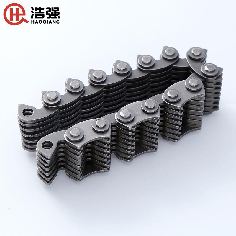 新款齿形链传动用齿形链条不锈钢工业链条外接触式齿形链厂家