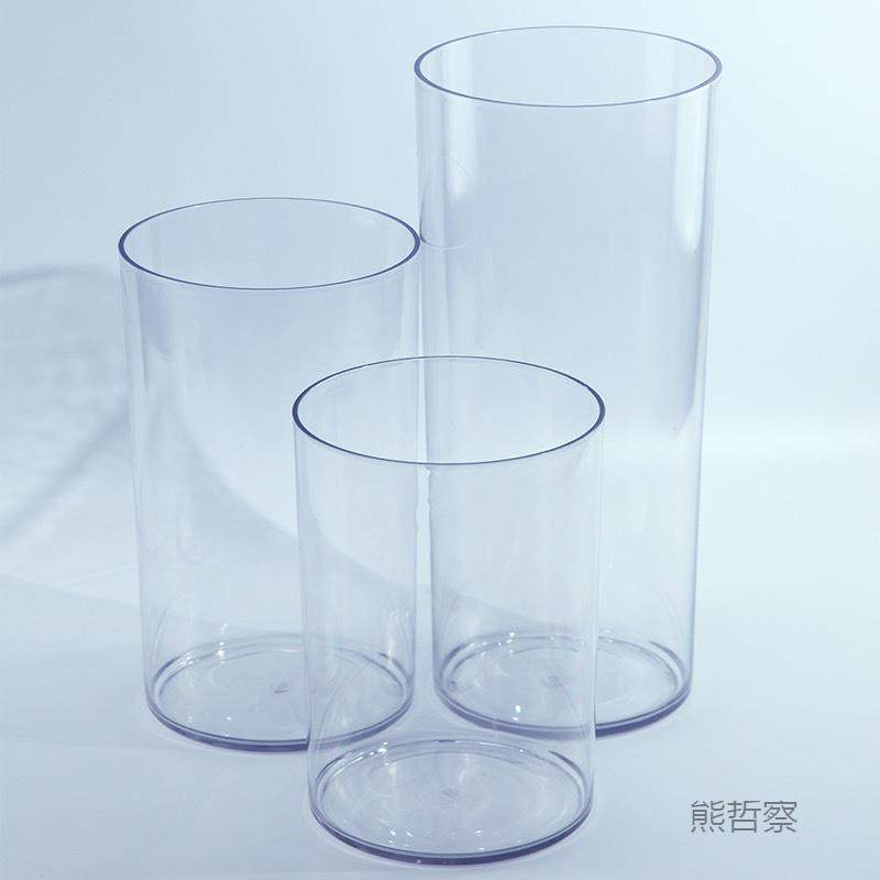 艺防摔亚克透力明直筒花桶圆花瓶花nStBTzMM水培富贵竹醒花桶插形,家居饰品,餐桌花艺,淘宝优惠券,粉丝福利购,淘宝优惠卷