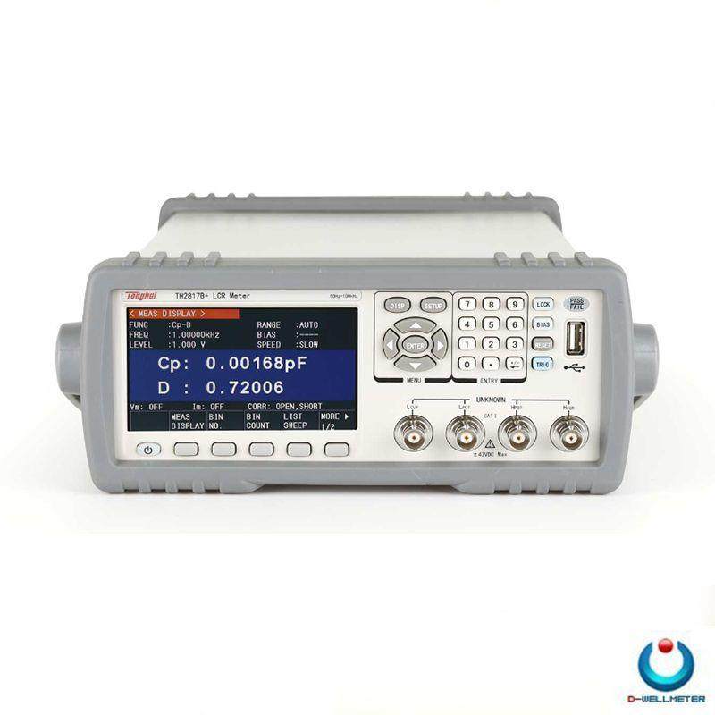 常州同惠TH2817B+ LCR数字电桥 100KHz 10个点 基本精度0.1%