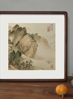 油画外框画框木条自己组装内嵌式L型数字画框装裱框架简约订作