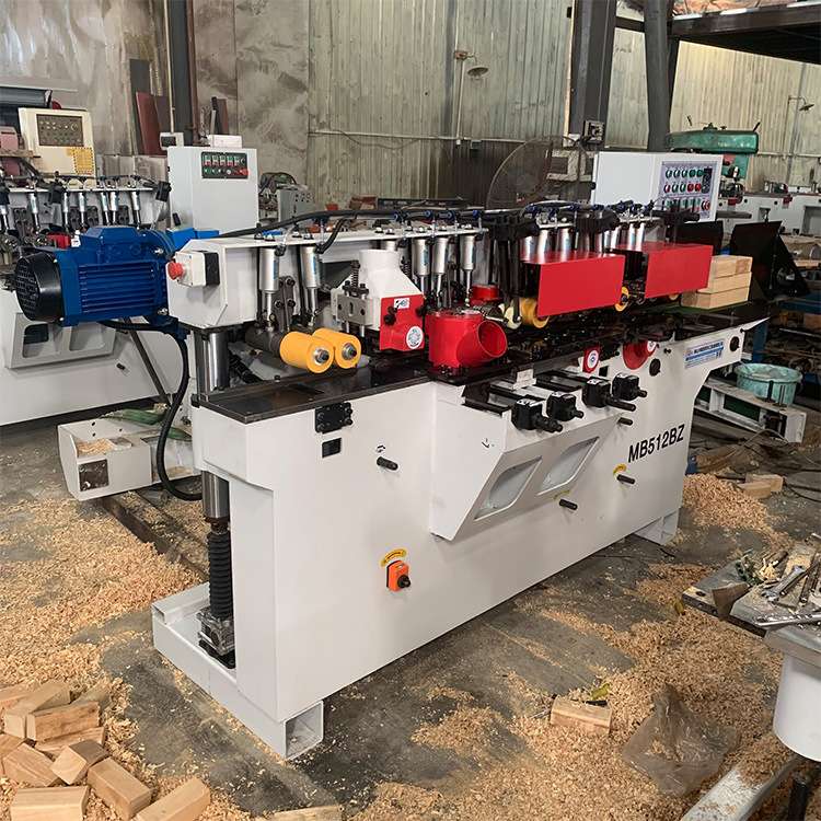 赣昱昇木机MB512BZ四面刨五轴四面刨木工刨床机械 短料小型四面刨