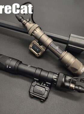 户外M300VM600V强光照明爆闪手电筒鼠尾长亮开关尾盖套装组合