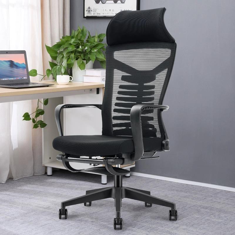 人体工学办公椅升降可躺午休办公椅现代简约久坐舒适员工电脑椅子
