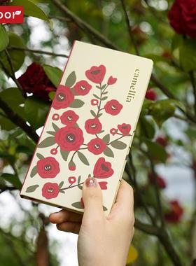 kinbor山茶花物语周计划本weeks手帐本集章本女生可爱日记本自律