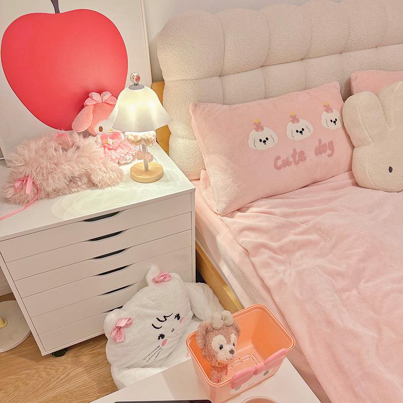 公主风卧室床头台灯儿童房间少女心蝴蝶结可爱女孩宿舍桌跨境