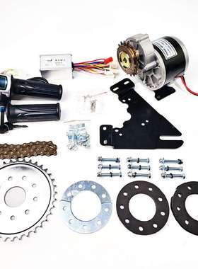 24V36V250W350W电动自行车改装套件 后轮侧挂式MY1016Z减速电机