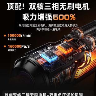 小型手持超强大功率迷你吸尘机德国无刷车载吸尘器车用家用大吸力