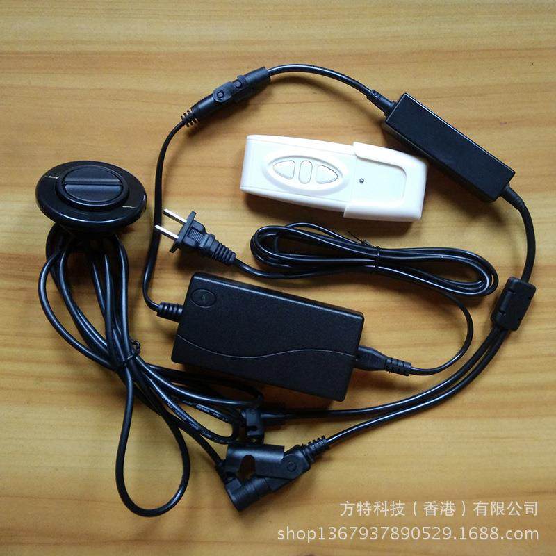 电动升降立柱微型直流管状电机直线推杆电动电视升降器无线控制器