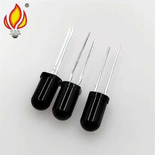 F5圆头5mm 940nm 850mm红外发射管接收管厂家直插式LED灯珠