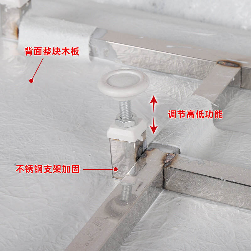 欧洛拉一体式淋浴房底座整体x浴室防水底盘不锈钢卫生间亚克力底