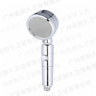厂家直销ABS开关手带花持淋浴增压花洒喷头手持洒莲蓬头