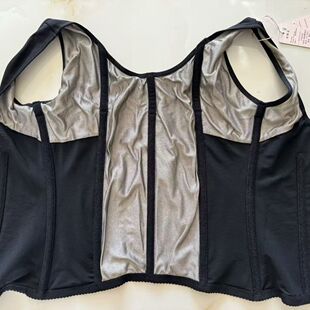 正品 傲雪棋银离子腰背夹塑身束腰美体衣半体四排扣收腹银纤维3005