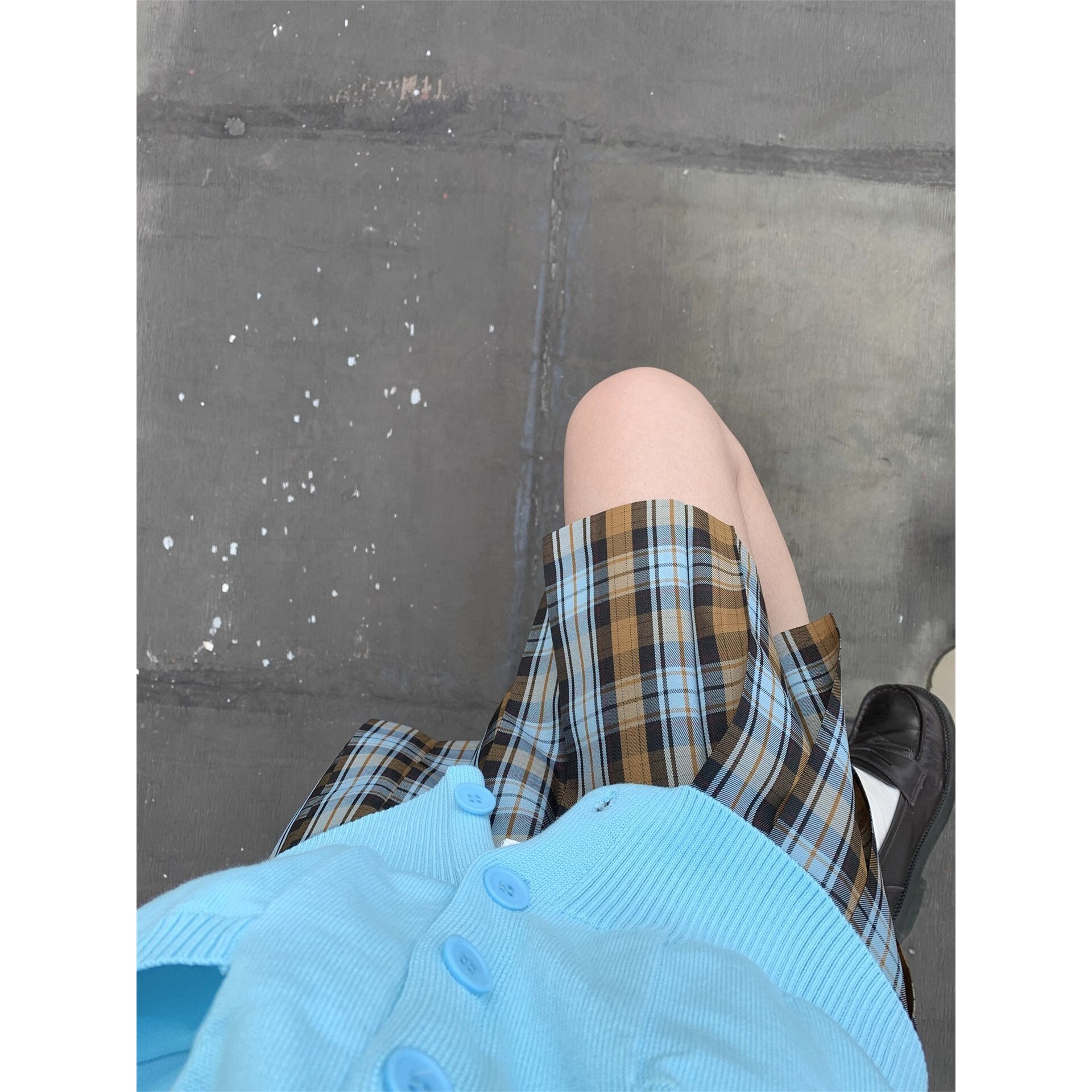 小田町jk秋刀鱼制服套装原创日系学院风高腰百褶裙女校供感狗短格图片