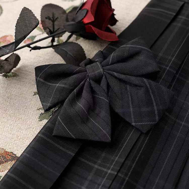 正统半身裙【碳灰】制服百褶裙正