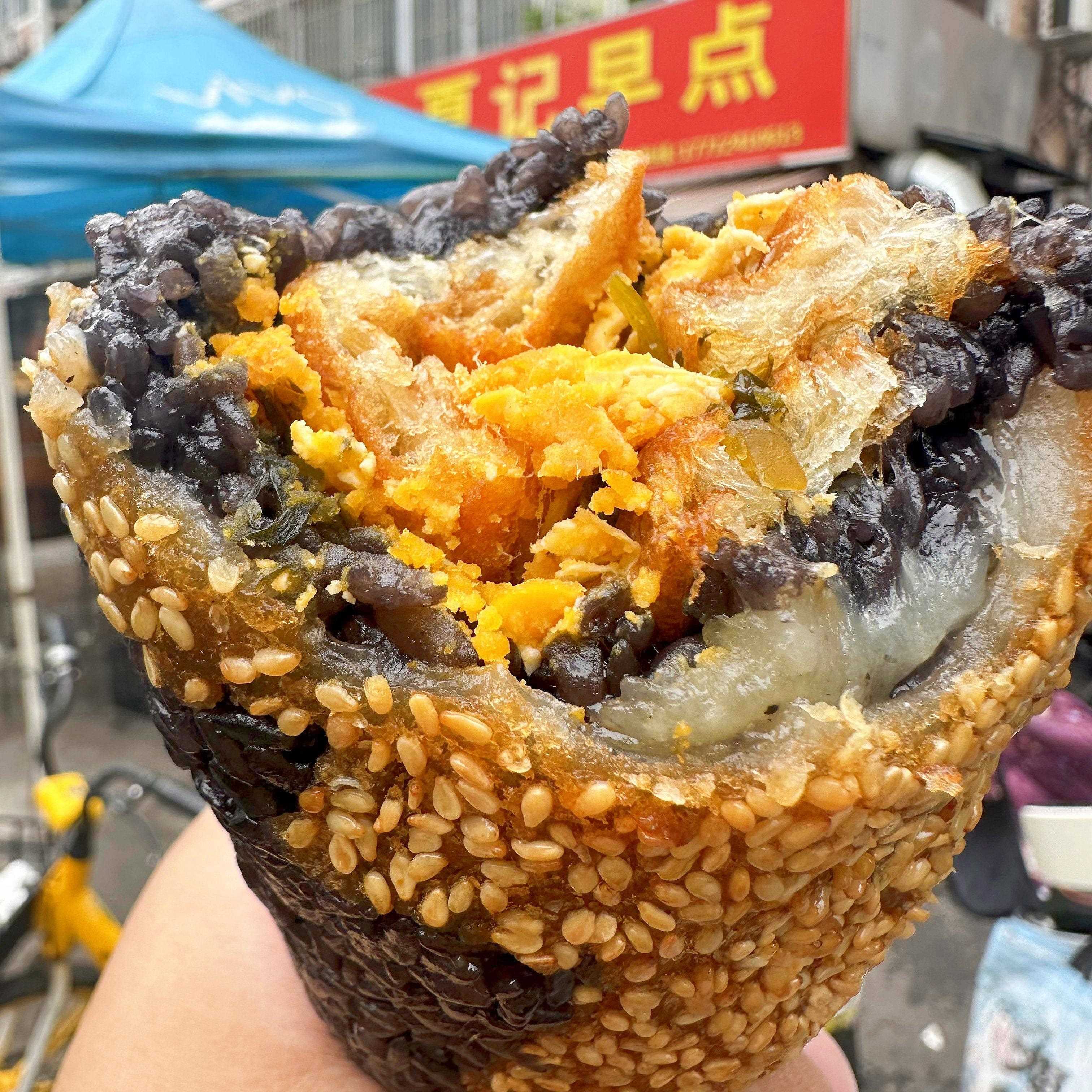 南京传统美食 夏记早点 乌饭麻团粢饭团手工网红早餐糕点麻薯饭团
