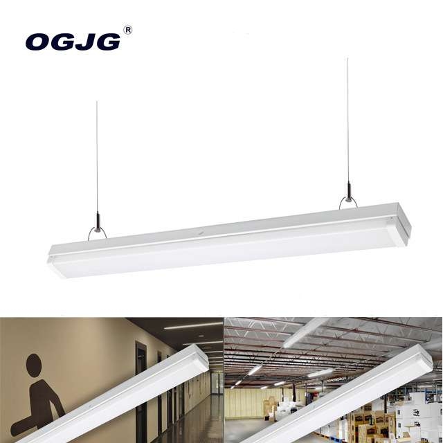 北美2FT4FT感应应急灯具可串接走廊教室护眼LED条形灯支架灯灯管