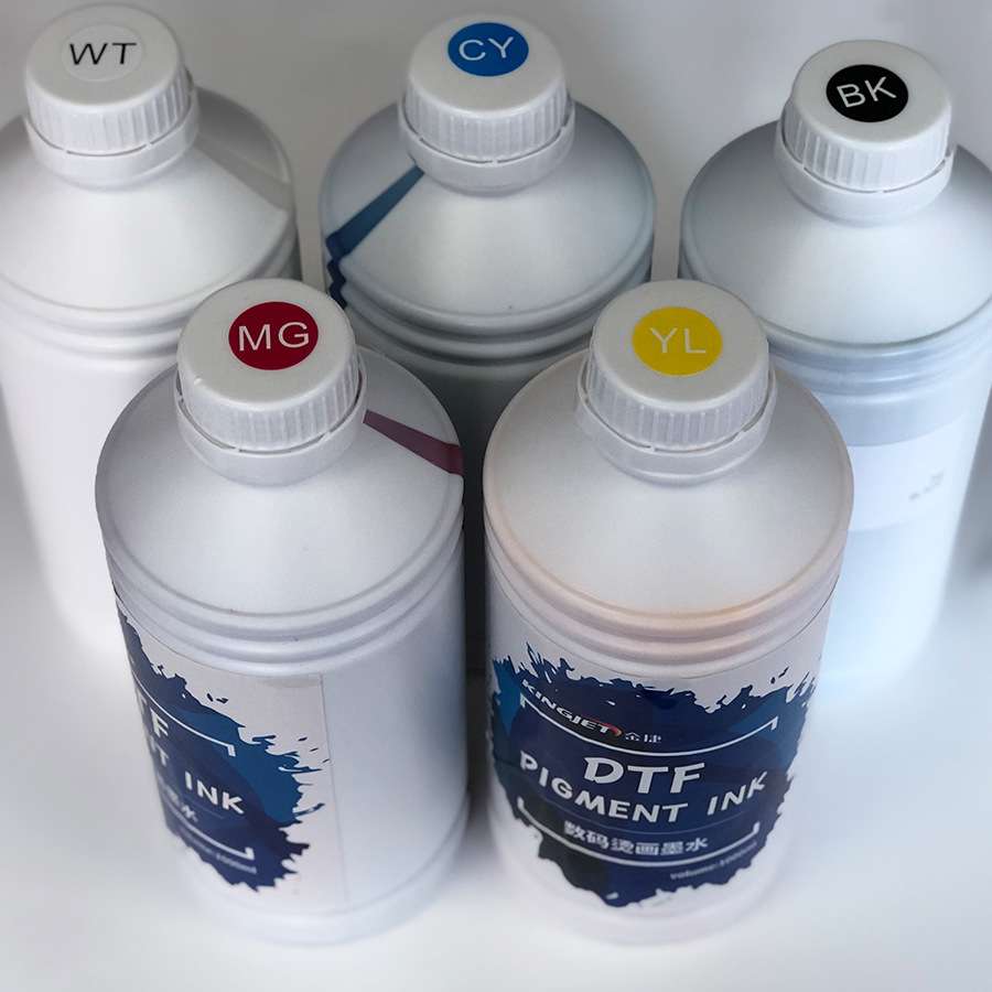 热转印白墨烫画DTF ink 数码服装印花抖粉喷墨柯式烫画打印机墨水
