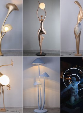 中山古镇展厅玄关入户大堂装饰欧式D艺术抽象客厅电视柜大型落地