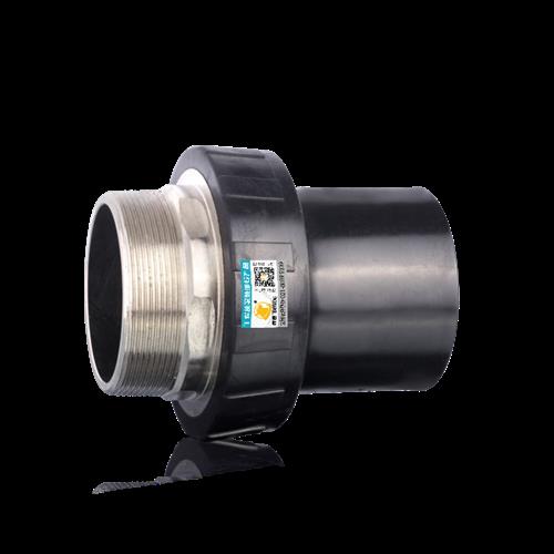 对接PE外丝直接75 90钢塑转换110给水PE水管自来水管PE管接头配件