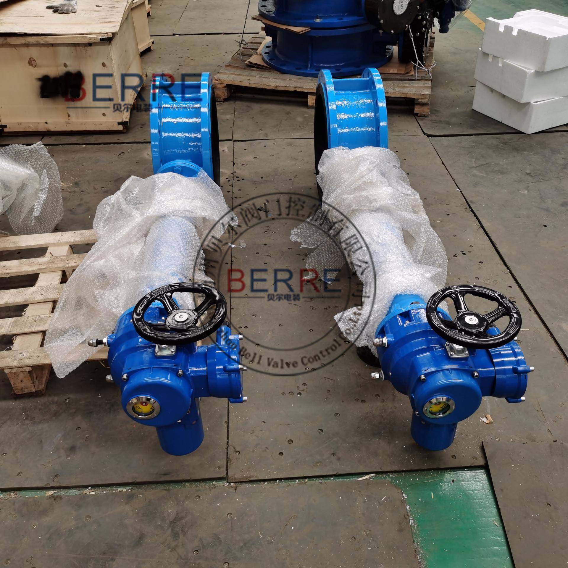 贝尔D941X长-1Q DN1762500关型电动开法兰加杆蝶阀