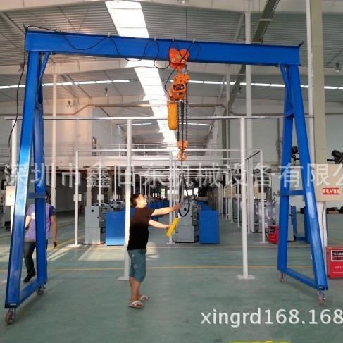 轻型 安移动升降龙门架 -3全吨电动葫芦龙门架模CPM1具安装注塑换