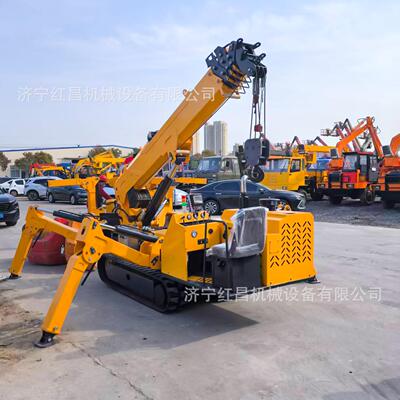 无线遥控蜘蛛式起重机ini 液cmrBMVawl蜘er crane压60°旋转蛛吊