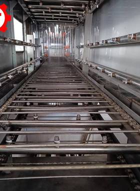 U周转箱高压弯喷淋清洗烘干线（胶箱VTN带转备清洗形烘干设）