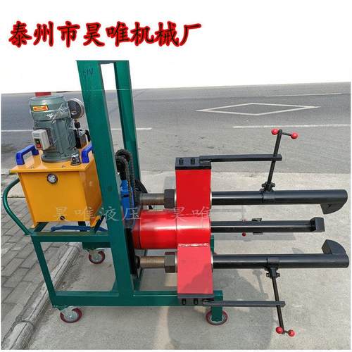 迷马你型电动液压拉吨马 小厂家直供现货320车升降拉皮带轮拆卸器