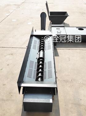 门龙废料输送螺排屑杆东莞螺排屑机厂家铨冠机EVJ旋床螺旋旋杠排