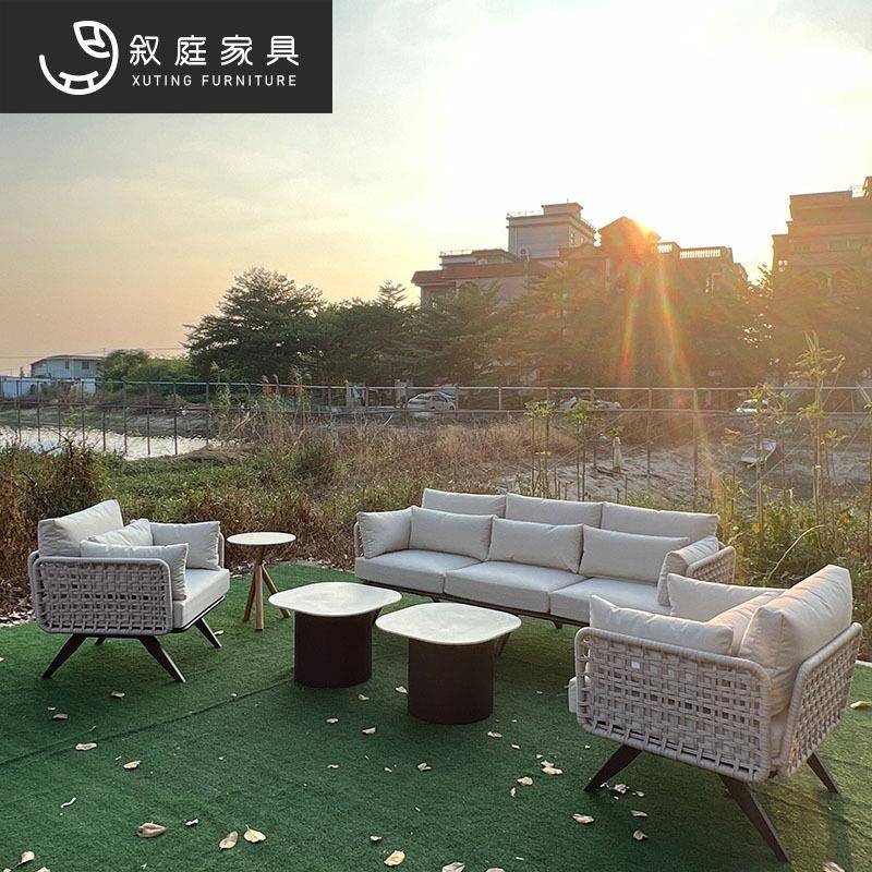 户发外沙庭院藤室外露天阳台防雨44藤编别咖啡厅墅酒店花园家具组