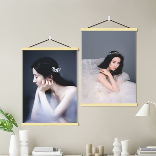 玫瑰 饰画 故事周边刘亦菲写真挂画挂图海报墙贴纸学生宿舍壁画装