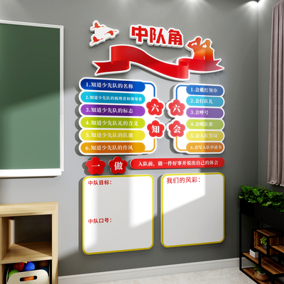 【速发】六知六会一做墙贴