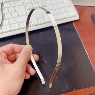 现货 铁丝 白K色合金半成品发箍金属头箍手工diy发箍饰品配件材料