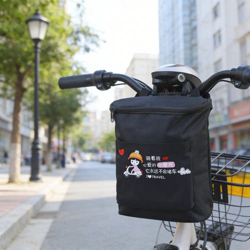 电动电瓶车前置物兜挂包