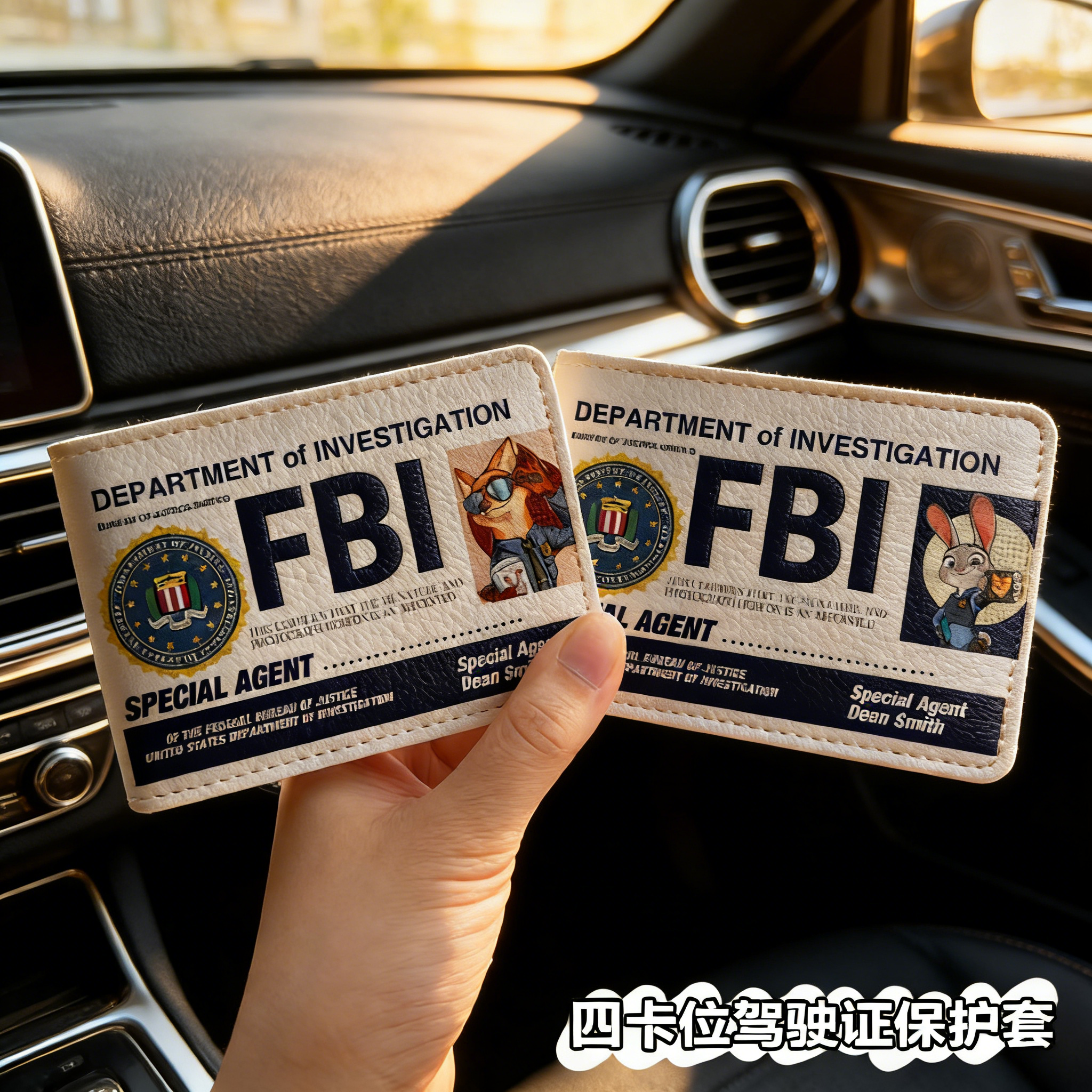 尼克朱迪情侣款驾驶证保护套女高级感行驶证套防水机动车皮套卡套