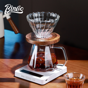 Bincoo手冲咖啡壶套装 分享壶v60过滤杯萃取过滤器长嘴壶咖啡器具