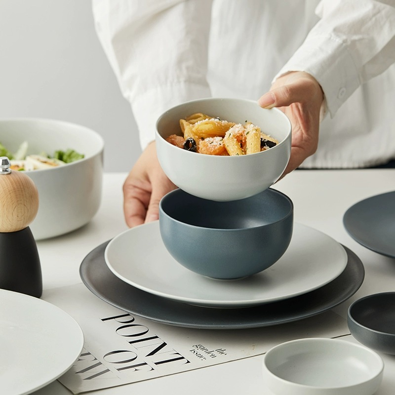稻森陶瓷北欧风高级感盘子饭碗
